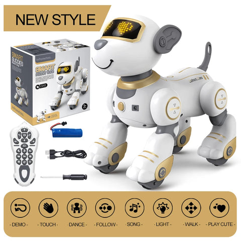 Funny RC Robot Electronic Dog: The Ultimate Stunt and Interactive Companion for Kids!