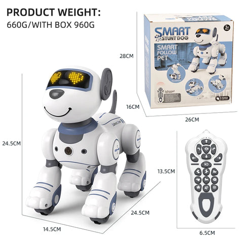 Funny RC Robot Electronic Dog: The Ultimate Stunt and Interactive Companion for Kids!