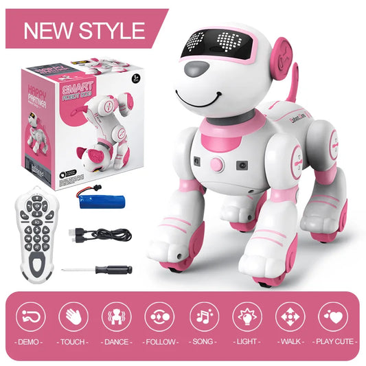 Funny RC Robot Electronic Dog: The Ultimate Stunt and Interactive Companion for Kids!