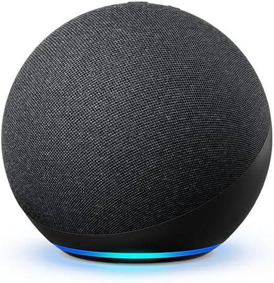 Echo (4th Gen) – Premium Sound, Smart Home Hub, and Alexa (Charcoal)