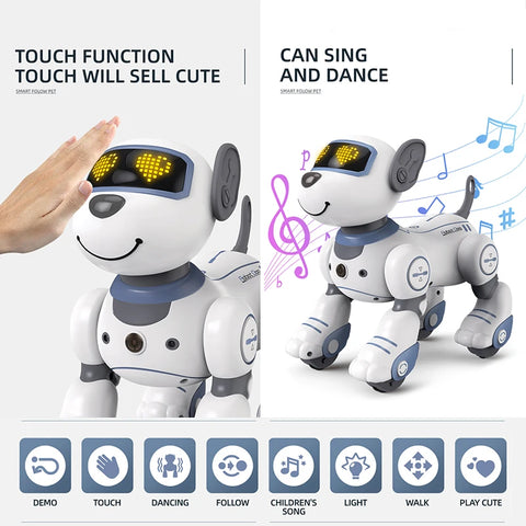 Funny RC Robot Electronic Dog: The Ultimate Stunt and Interactive Companion for Kids!