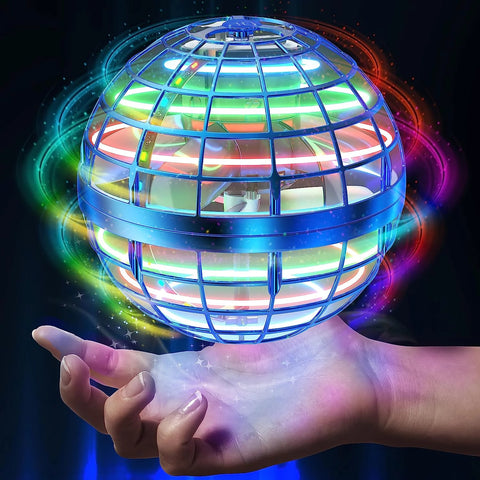 Hand-Controlled Flying Orb Drone Ball with Intelligent Gyroscope