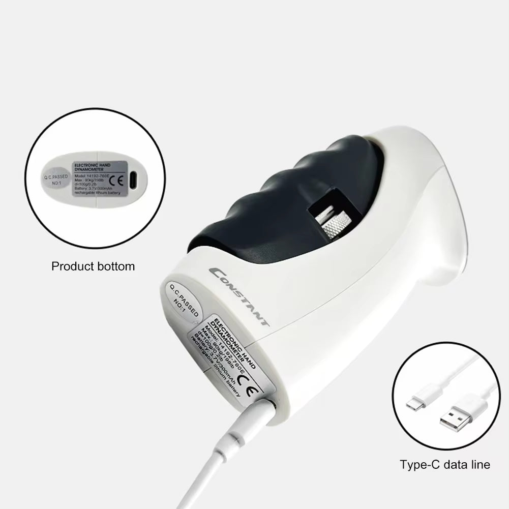 LED Digital Hand Grip Strength Trainer & Dynamometer
