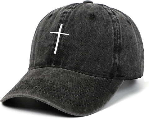 Cross Embroidery Baseball Cap