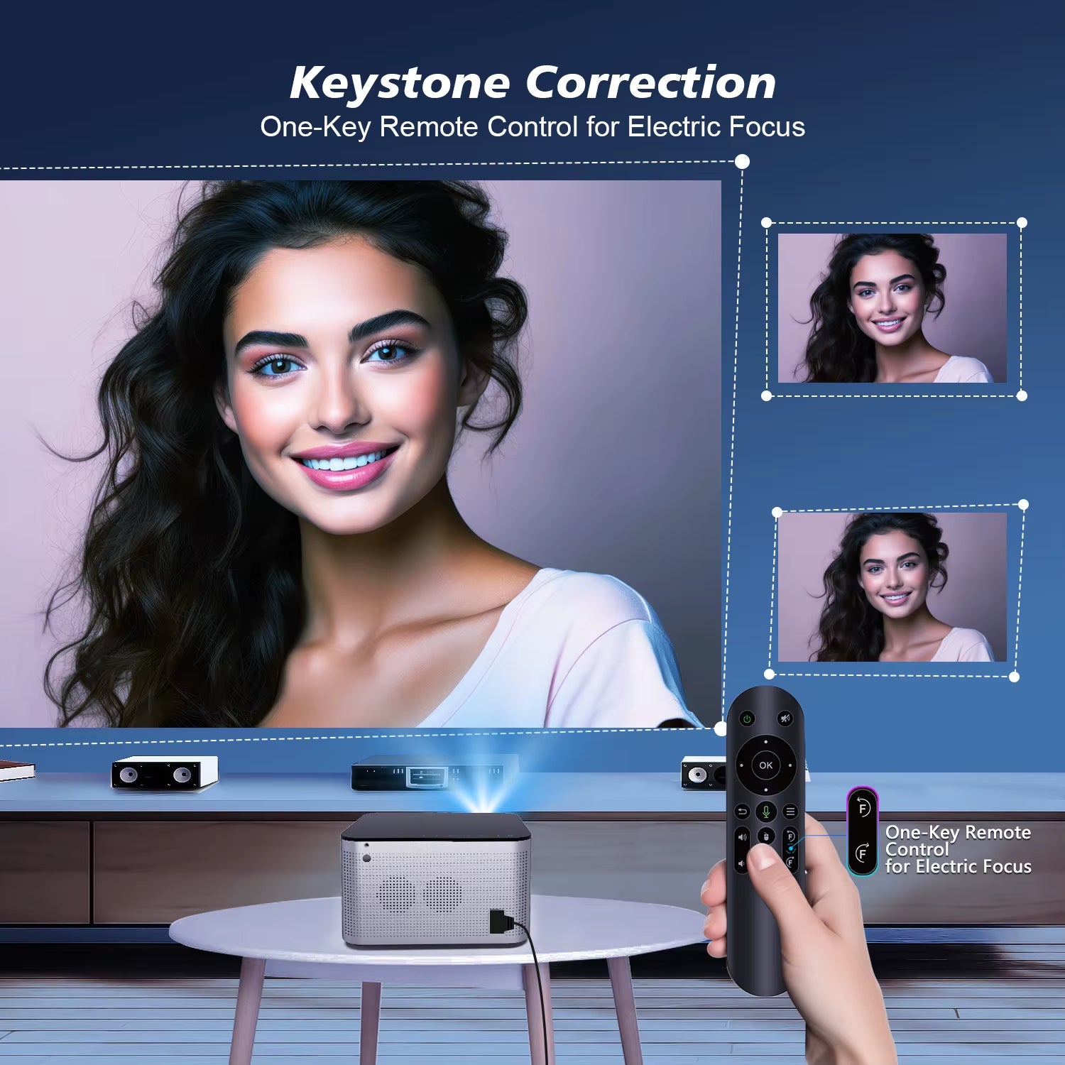 Android 11 4K Smart Projector 