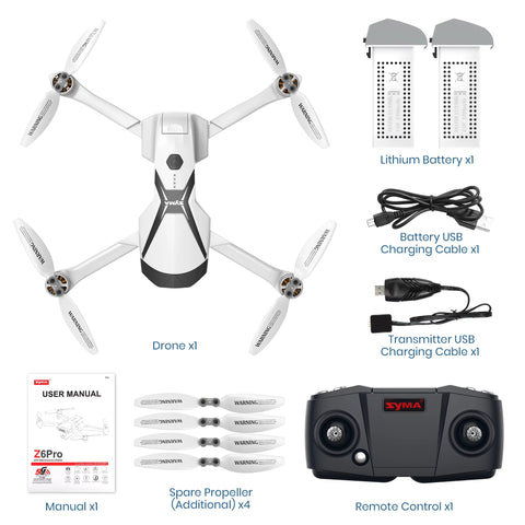 Syma Z6Pro Foldable GPS Drone: Advanced 4K Camera & Smart Features
