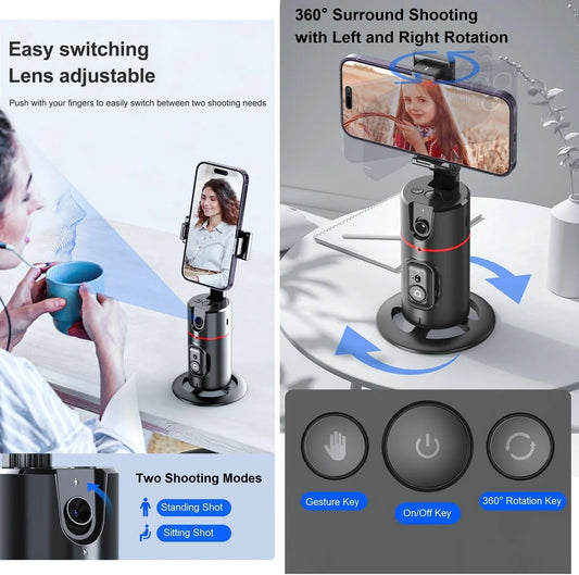 Auto Face Tracking Phone Holder Tripod 