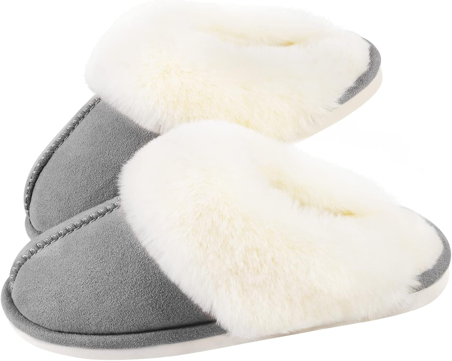 Women’s Fuzzy Memory Foam Slippers
