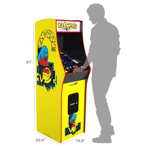 PAC-MAN Deluxe Edition Arcade Machine - 14 Classic Games with WiFi Leaderboards
