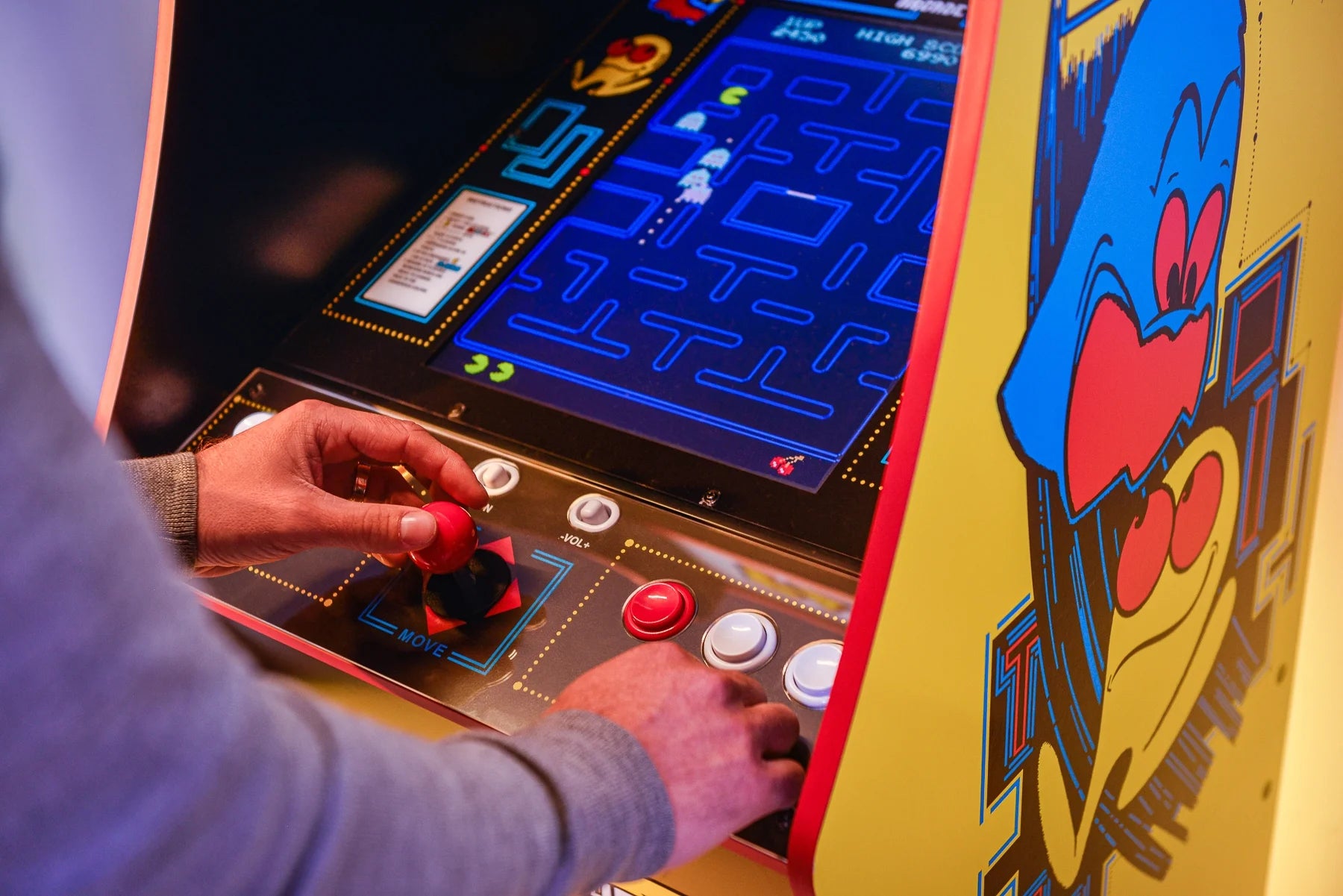 PAC-MAN Deluxe Edition Arcade Machine - 14 Classic Games with WiFi Leaderboards