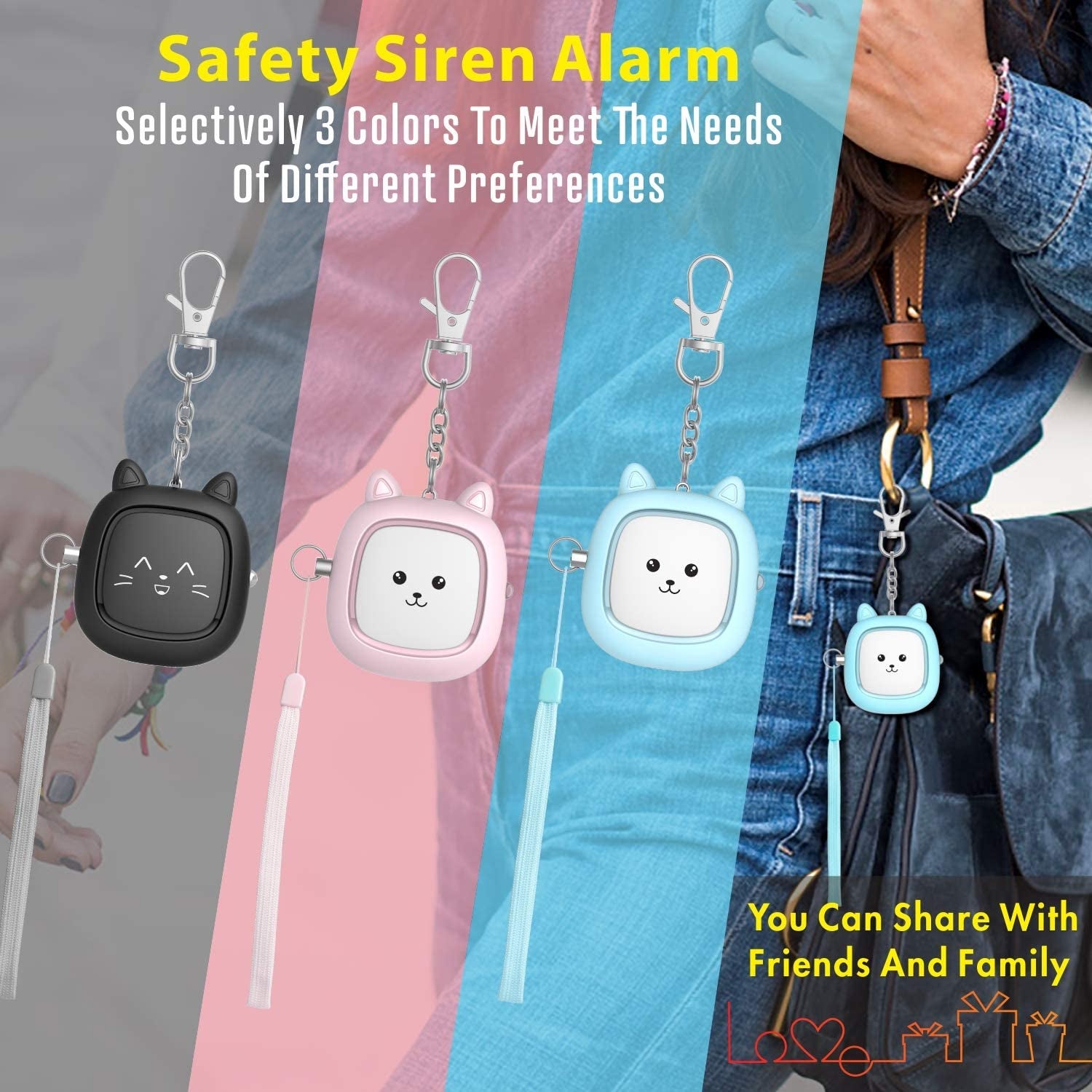 Safe Sound Personal Alarm - 3 Pack