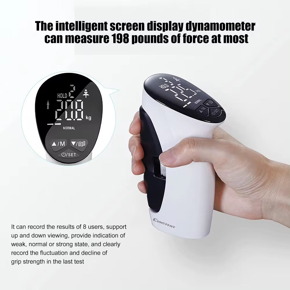LED Digital Hand Grip Strength Trainer & Dynamometer