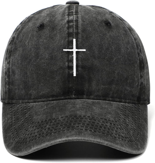 Cross Embroidery Baseball Cap