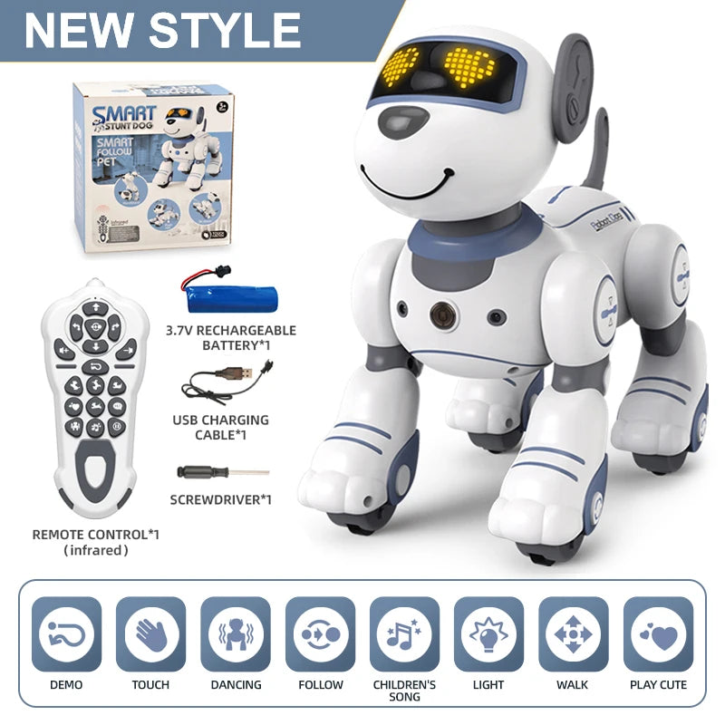 Funny RC Robot Electronic Dog: The Ultimate Stunt and Interactive Companion for Kids!