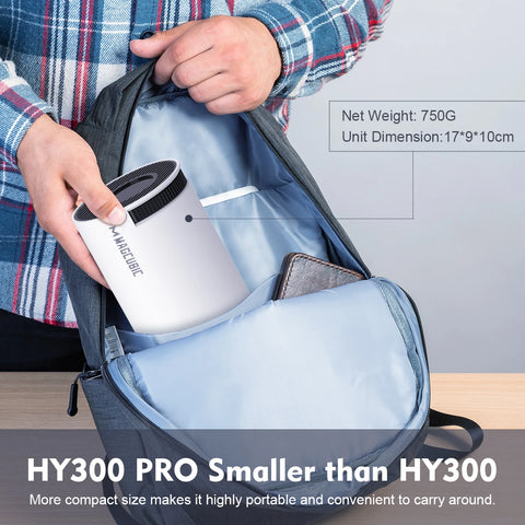 HY300 Pro 4K Portable Projector
