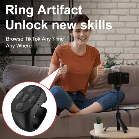 2024 Bluetooth TikTok Remote Control Ring