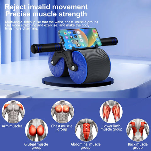 Automatic Rebound Abdominal Wheel 