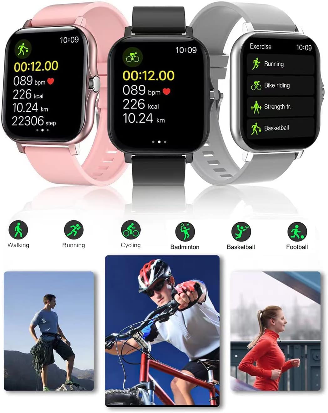 Smart Fitness Tracker Watch