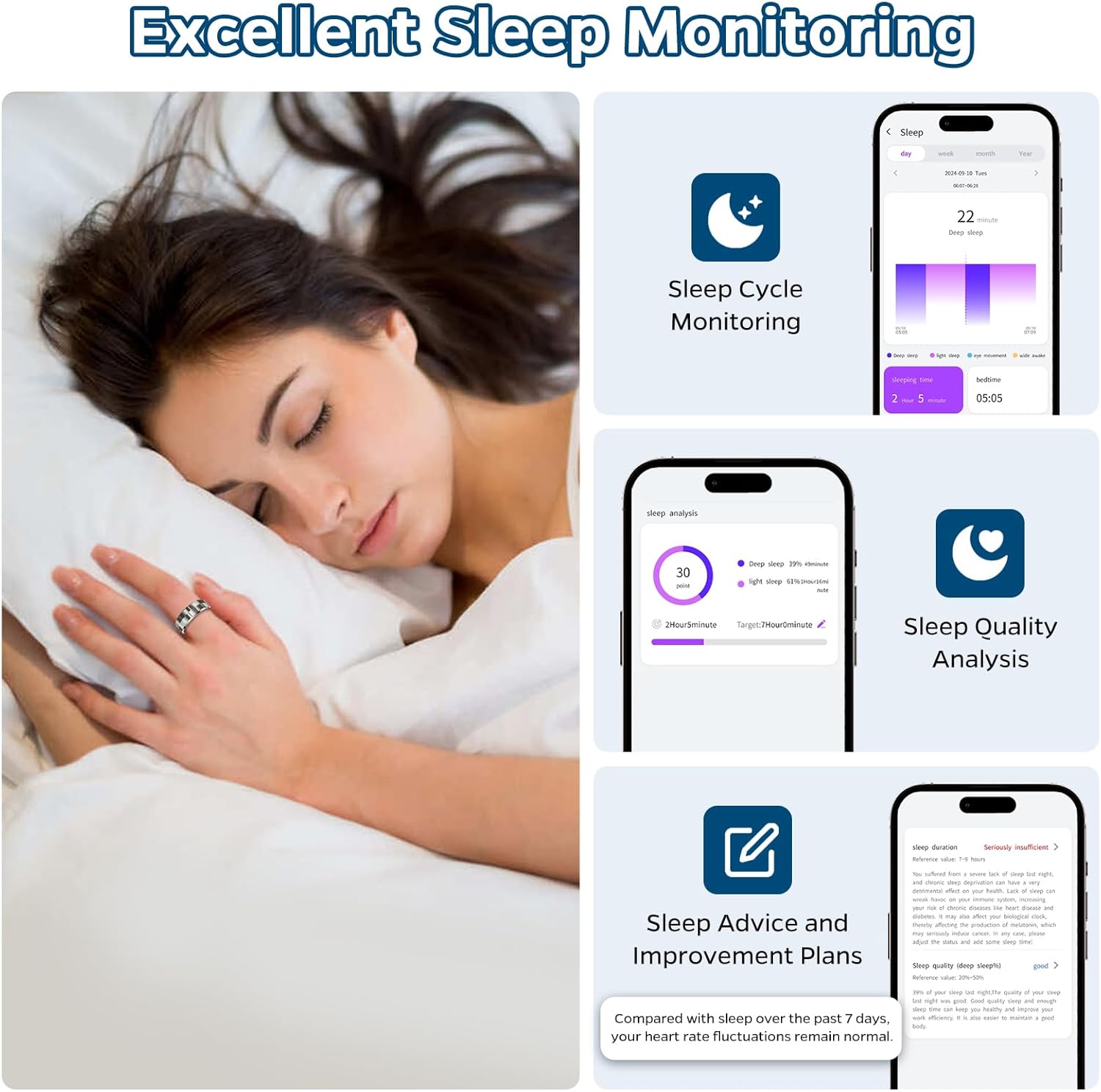 Smart Ring Health Tracker 