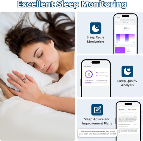 Smart Ring Health Tracker 