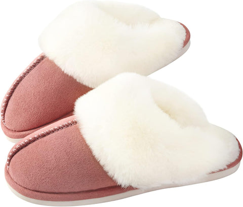 Women’s Fuzzy Memory Foam Slippers