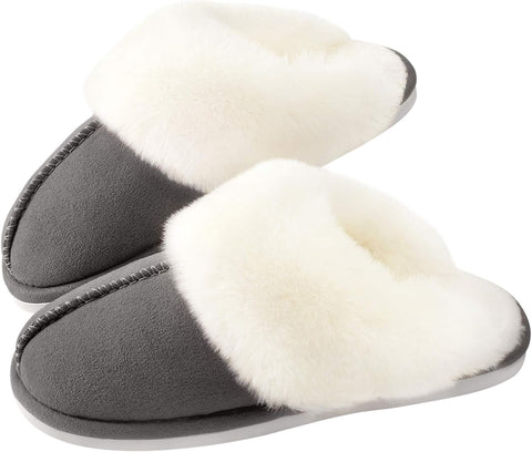 Women’s Fuzzy Memory Foam Slippers