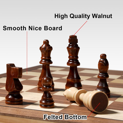 Magnetic Chess Board Set for Adults & Kids