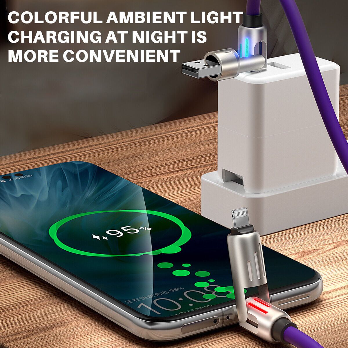 4 in 1 Liquid Silicone Data Cable - Charging + Data Transmission
