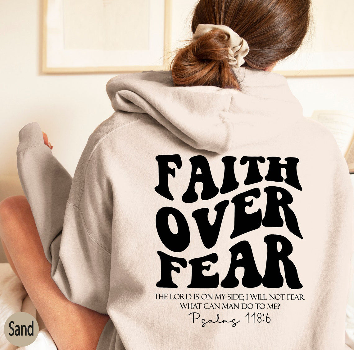 Faith Over Fear Sweatshirt: Comfortable Christian Apparel with a Powerful Message