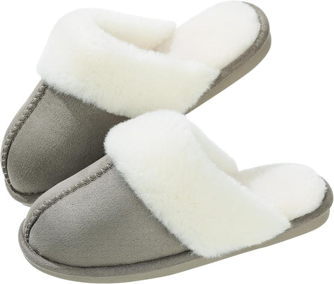 Women’s Fuzzy Memory Foam Slippers
