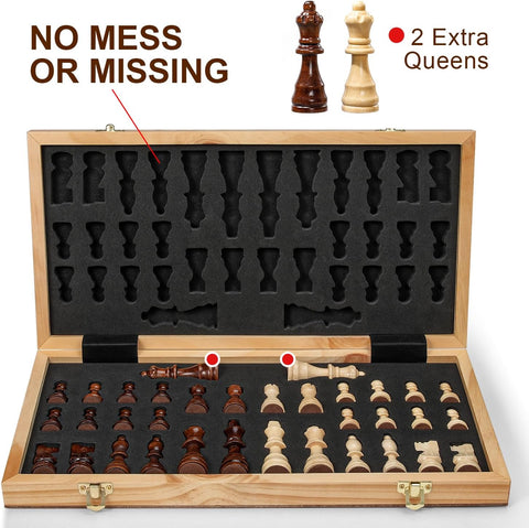 Magnetic Chess Board Set for Adults & Kids