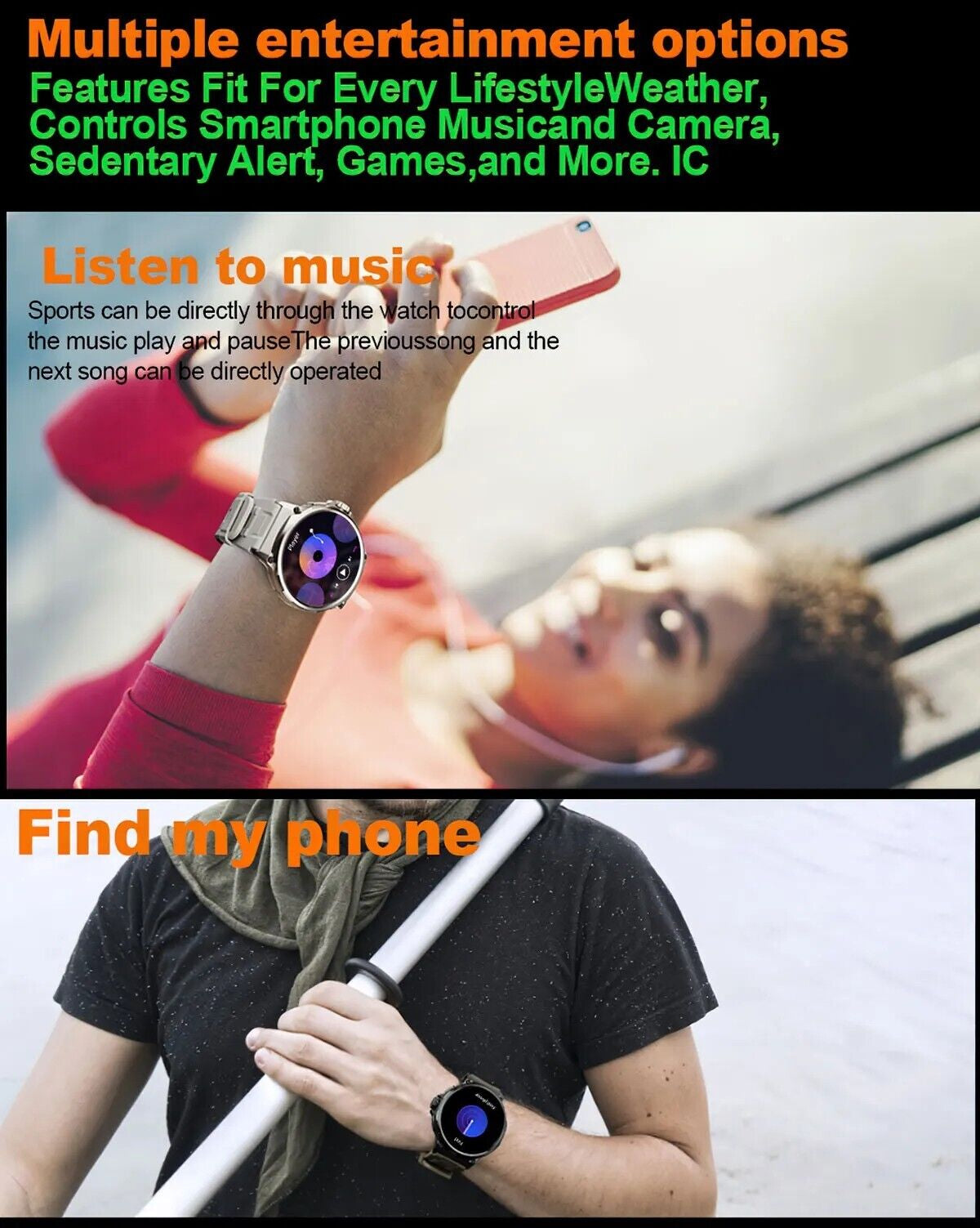 1.85-Inch Ultra HD Smartwatch