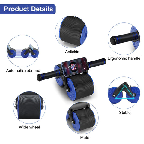 Automatic Rebound Abdominal Wheel 