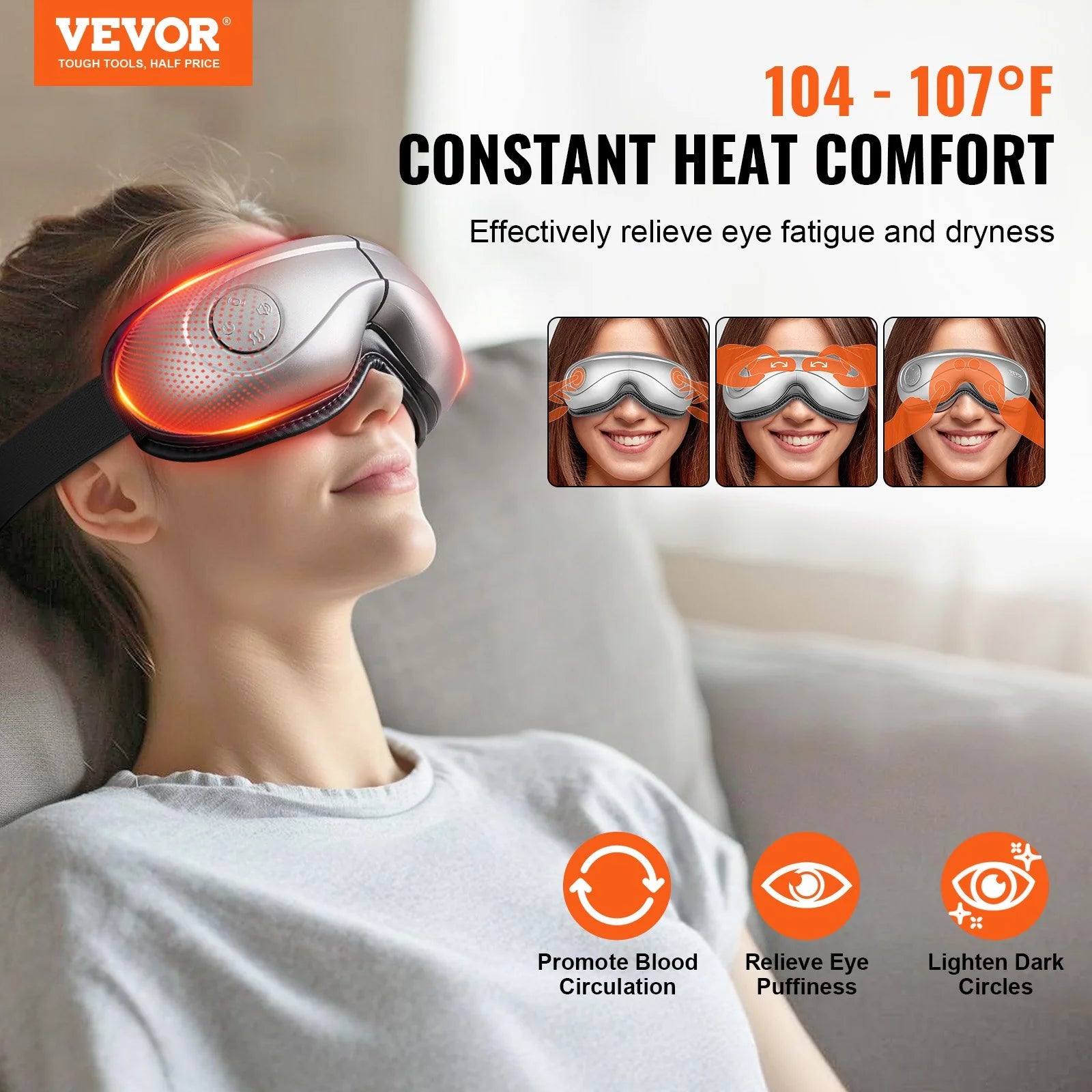 VEVOR Heated Eye Massager