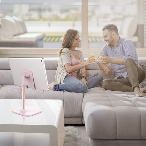 Cell Phone Stand – Phone Holder for Desk, Compatible with iPhone, Android, and Tablets