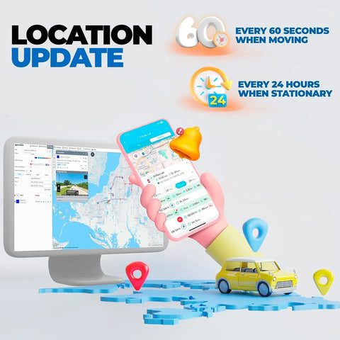 GPSNvision Magnetic Car GPS Tracker