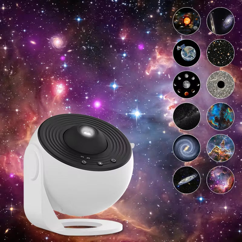 Night Light Galaxy Projector – 360° Rotating Starry Sky Planetarium Lamp