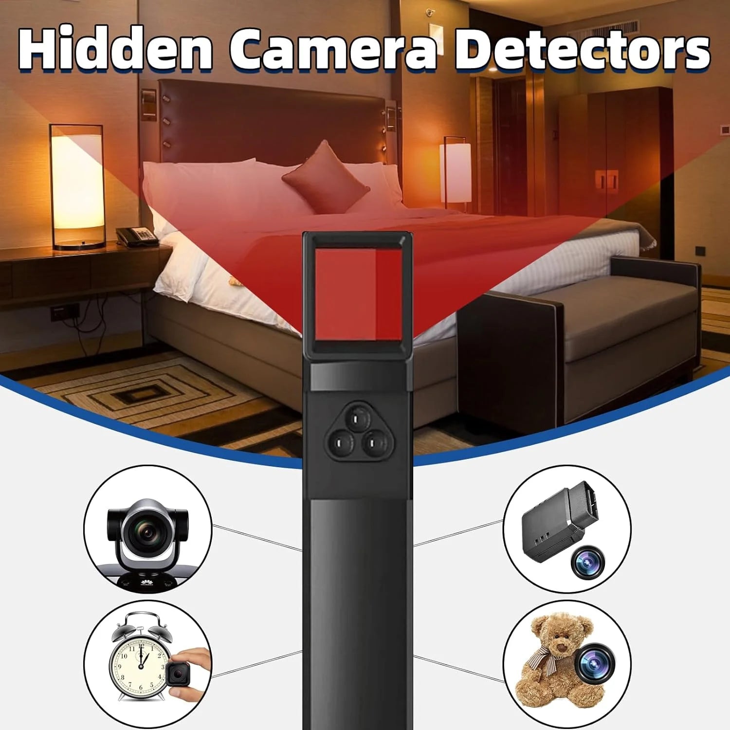 Hidden Camera & GPS Tracker Detector