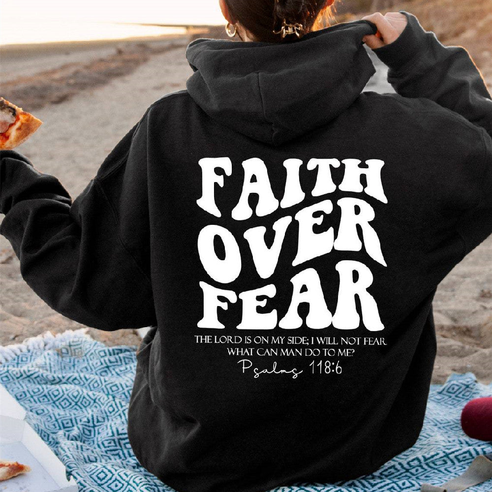 Faith Over Fear Sweatshirt: Comfortable Christian Apparel with a Powerful Message