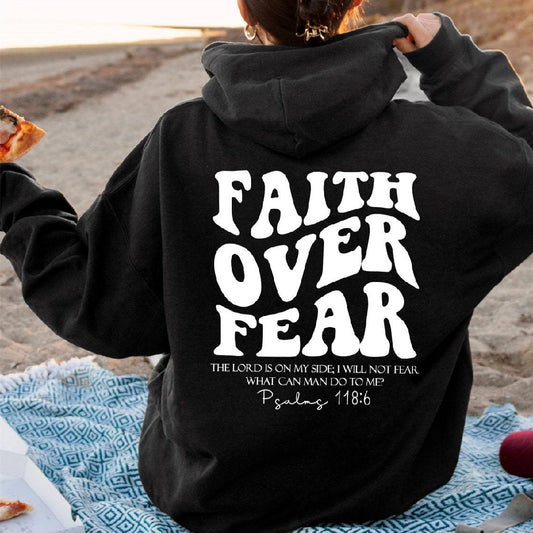 Faith Over Fear Sweatshirt: Comfortable Christian Apparel with a Powerful Message