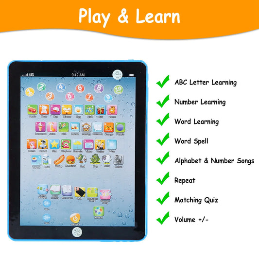 Baby Learning Tablet Educational Toddler Tablet 