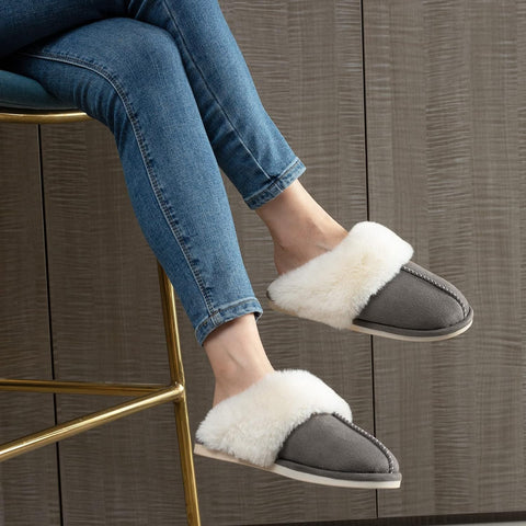 Women’s Fuzzy Memory Foam Slippers