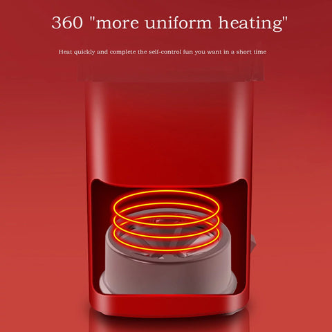 Popcorn Machine – Hot Air Popcorn Maker, Fully Automatic and Oil-Free