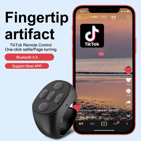 2024 Bluetooth TikTok Remote Control Ring