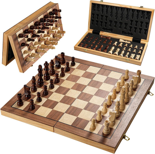 Magnetic Chess Board Set for Adults & Kids