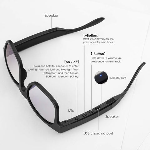 Smart Audio Bluetooth Glasses